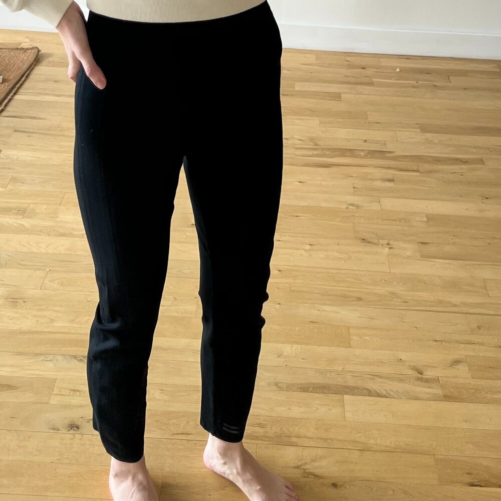 Spanx Black Slim Straight Pant - Size Small/Tall